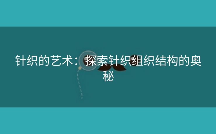 针织的艺术：探索针织组织结构的奥秘